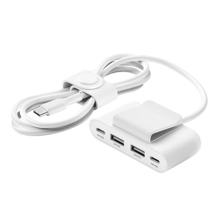 Belkin BoostCharge Pro USB-C® Wall Charger with PPS 60W + 4-Port USB Power Extender