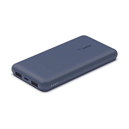 Belkin BoostCharge USB-C Power Bank (10,000mAh, 15W, Blue)