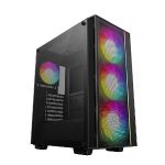 DeepCool Matrexx 55 Mesh V4 C ARGB (ATX) Mid Tower Cabinet (Black) 1