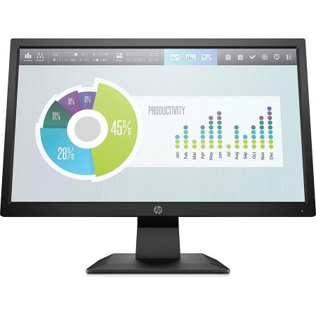 HP P204V 19.5 inch HD+ LED Backlit TN Panel Monitor (Black)