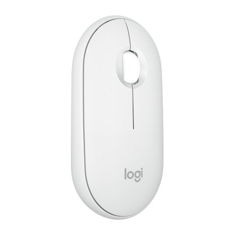 Logitech Pebble Mouse 2 M350s Slim Bluetooth Wireless Mouse (Tonal White)