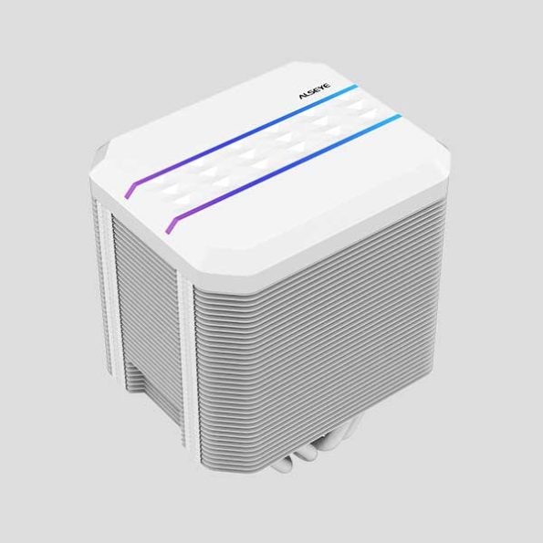 Alseye M90 ARGB 92mm CPU Air Cooler (White)