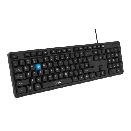 EVM EVM-WDK-216 Wired Keyboard (Black)