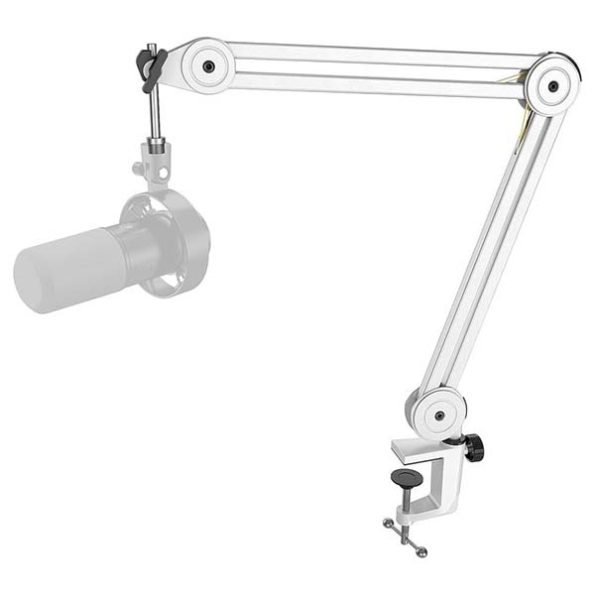 FIFINE BM63 Microphone Arm Stand (White)
