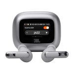 JBL Live Beam 3 True Wireless Noise Cancelling Closed-Stick Earbuds (Silver) 1