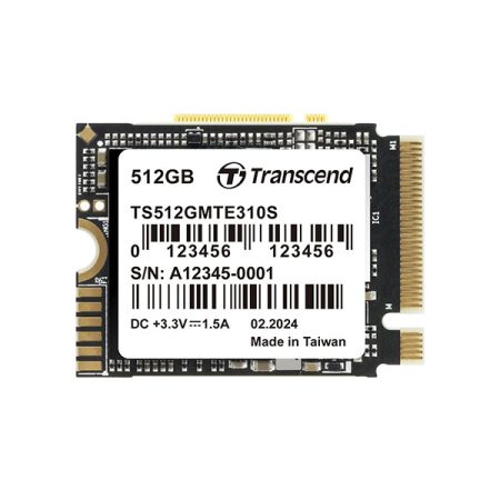 Transcend 310S M.2 512 GB PCI Express 4.0 3D NAND NVMe