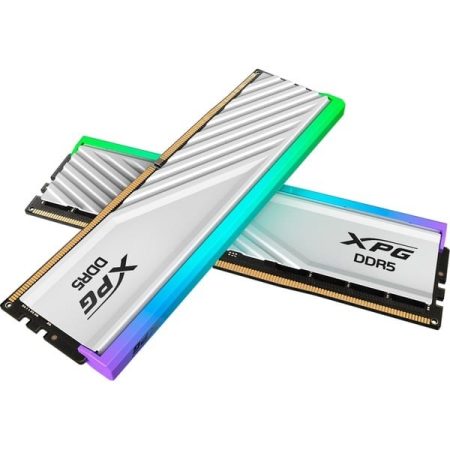 Adata XPG LANCER BLADE RGB 32GB (16GBx2) DDR5 6000 MHz Desktop Memory (White)