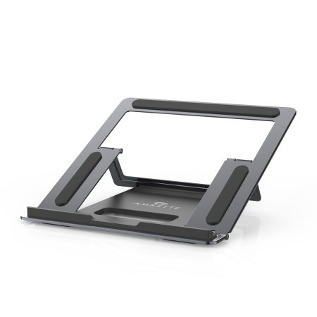 Amkette Ergo View Luxe Metal Laptop Stand, Premium Laptop Stand (Space Grey)