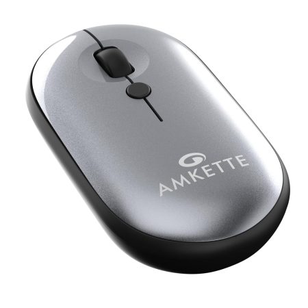 Amkette HushPro Byte Bluetooth Mouse (Grey)