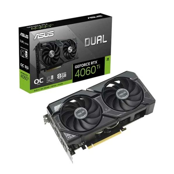 Asus Dual RTX 4060 Ti SSD OC Edition 8GB Graphics Card