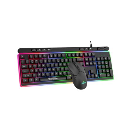 Coconut Force Gaming Keyboard Mouse Combo (Black)