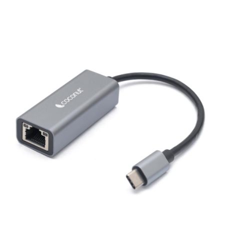 Coconut GLM02 Type C to Giga LAN, Metal Body, RJ45 to 1000Mbps