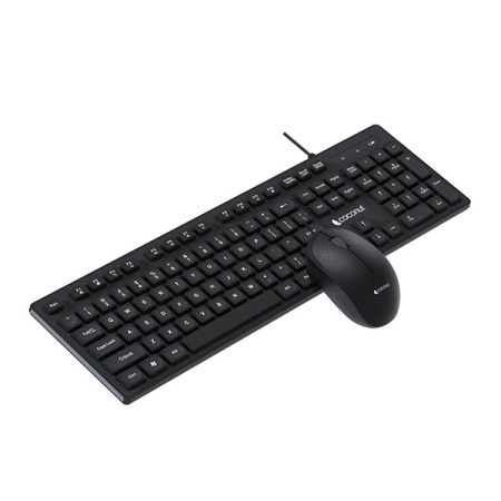 Coconut Mango Wired Combo, Full Sized Keyboard Mouse Combo