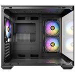 ANTEC CX600M Wood Mini Tower Full-View Tempered Glass Gaming Case 2