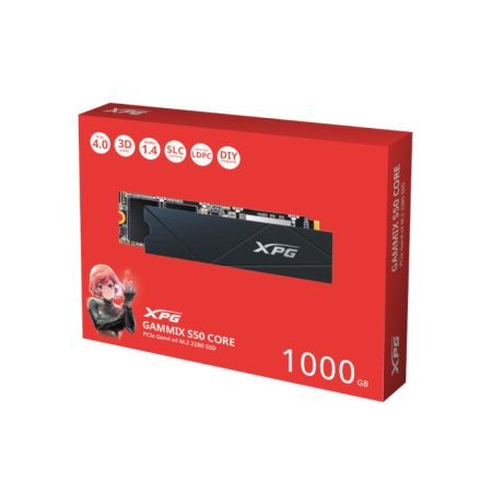 Adata XPG Gammix S50 Core 1000GB PCIe Gen4 NVMe M.2 SSD