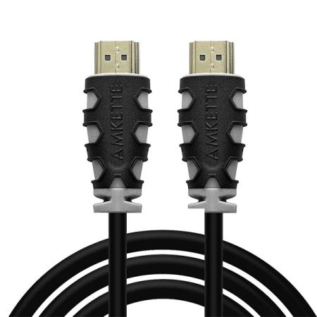 Amkette High-Speed 4K x 2K HDMI 2.5 Meter Cable (Black)