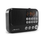 Amkette Pocket FM Radio Portable Multimedia Speaker with Powerful Torch (Black) 1