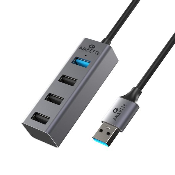 Amkette USB HUB 3.0 for PC & Laptop