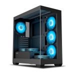 Ant Esports Crystal X7 ATX Gaming Cabinet with Type-C (Black) 1