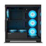 Ant Esports Crystal X7 ATX Gaming Cabinet with Type-C (Black) 1