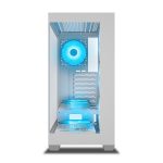 Ant Esports Crystal X7 ATX Gaming Cabinet with Type-C (White) 1