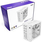 NZXT C850 Gold ATX 3.1 Fully Modular Low-Noise PC Gaming Power Supply (White) 1