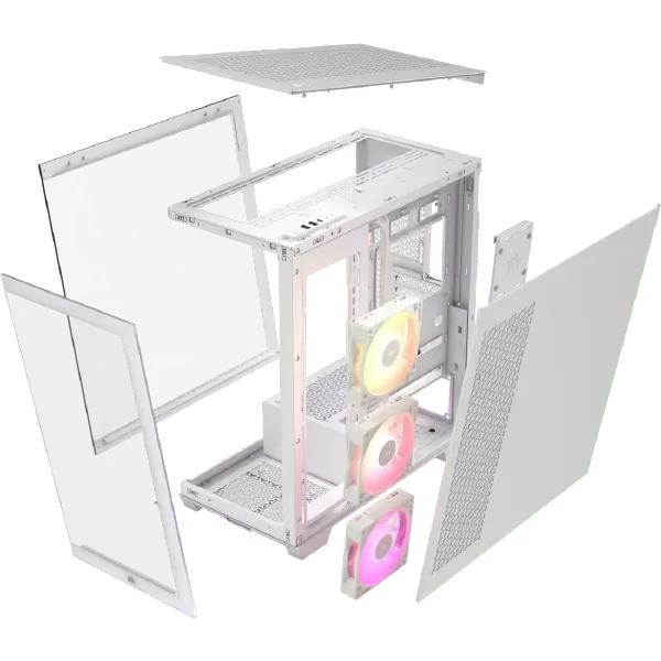 Buy Corsair iCUE LINK 3500X RGB Mid-Tower ATX Desktop Cabinet