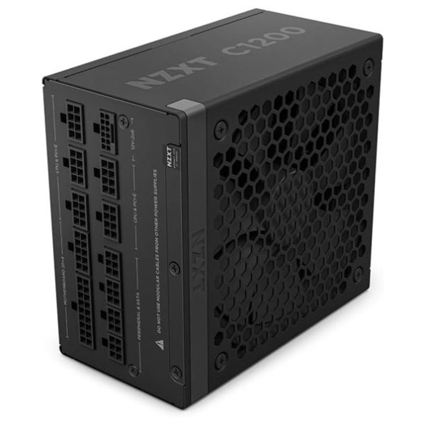 NZXT C1200 Gold ATX 3.1 Fully Modular Low-Noise PC Gaming Power Supply (Black)