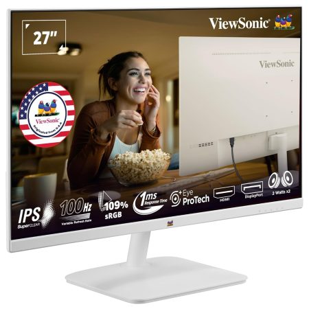 ViewSonic VA2732-MH-W 27" Inch Full HD IPS Monitor (White)