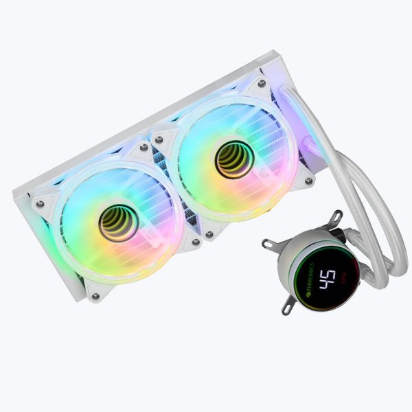 ZEBRONICS AIO240TW 240mm AIO Liquid Cooler (White)