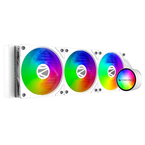 Zebronics AIO360AB 360mm AIO Liquid Cooler (White)