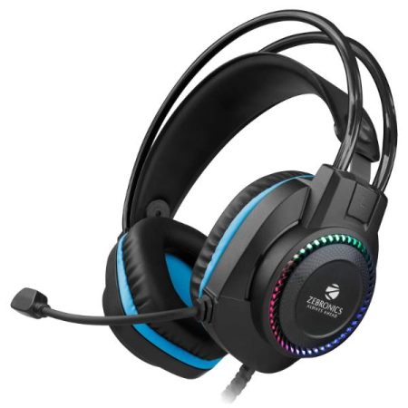 Zebronics Jet Premium Wired Gaming On Ear Headphone