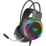 AULA S608 Wired Gaming Headset (Black) 1