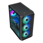 Ant Esports 205 Mini 6F ARGB (M-ATX) Mini Tower Cabinet (Black) 1