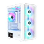 Ant Esports 205 Mini 6F ARGB (M-ATX) Mini Tower Cabinet (White) 1