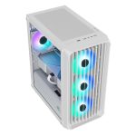 Ant Esports 205 Mini 6F ARGB (M-ATX) Mini Tower Cabinet (White) 1