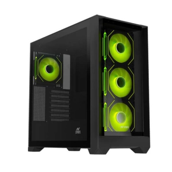 Ant Esports 621 C3 ARGB (ATX) Mid Tower Cabinet (Black)