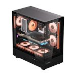 Ant Esports Crystal X6 ARGB (ATX) Mid Tower Cabinet (Black) 1