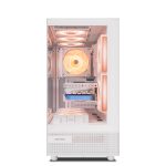 Ant Esports Crystal X6 ARGB (ATX) Mid Tower Cabinet (White) 1