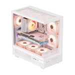 Ant Esports Crystal X6 ARGB (ATX) Mid Tower Cabinet (White) 1