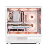 Ant Esports Crystal X6 ARGB (ATX) Mid Tower Cabinet (White) 1