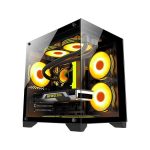 Ant Esports Crystal Z2 ARGB (M-ATX) Mid Tower Cabinet (Black) 1