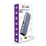 EVM 7in-2 Dual Type C USB HUB for MacBook Book Air & Pro 1