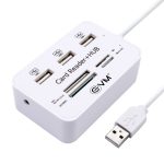 EVM All-in-One USB 2.0 Card Reader & 3-Port USB HUB 1