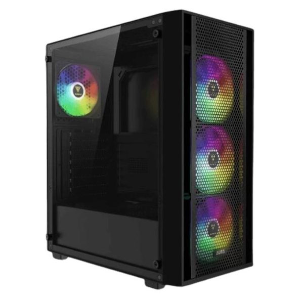 Gamdias Aura GC2 Elite V2 ARGB (ATX) Mid Tower Cabinet (Black)