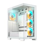 Gigabyte C500 Panoramic Stealth Mid Tower ATX Cabinet (White) 1