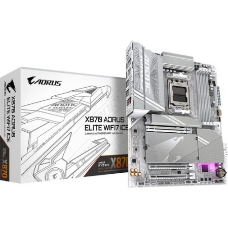 Gigabyte X870 AORUS ELITE WIFI7 ICE AM5 DDR5 ATX Motherboard