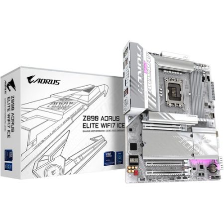 Gigabyte Z890 AORUS ELITE WIFI7 ICE LGA 1851 ATX Motherboard (Snow White)