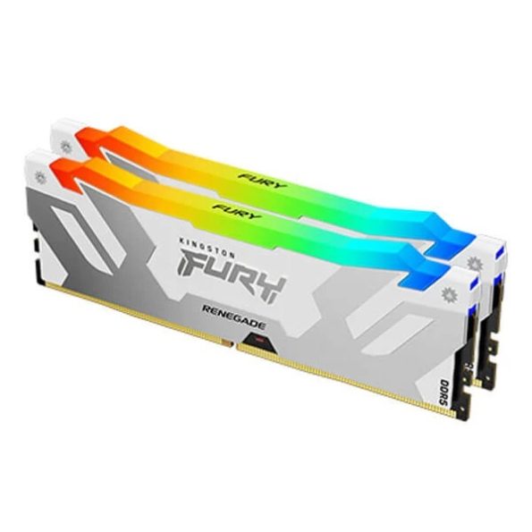 Kingston Fury Renegade RGB 32GB (2x16gb) 6000mhz DDR5 CL32 Memory (White)