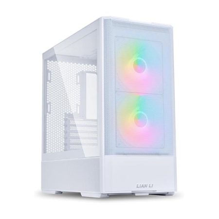 LIAN LI LANCOOL 207 Compact ATX RGB Gaming Cabinet (White)